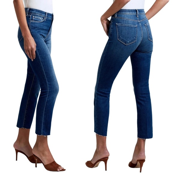 L'Agence - Sada High Rise Crop Slim Jean - Sequoia - Picture 2 of 12